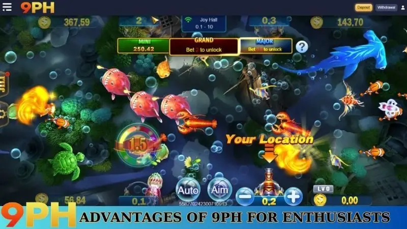 Explore The Fish Shooting Games On 9PH – Players Must Know! 6 Advantages of 9PH for enthusiasts