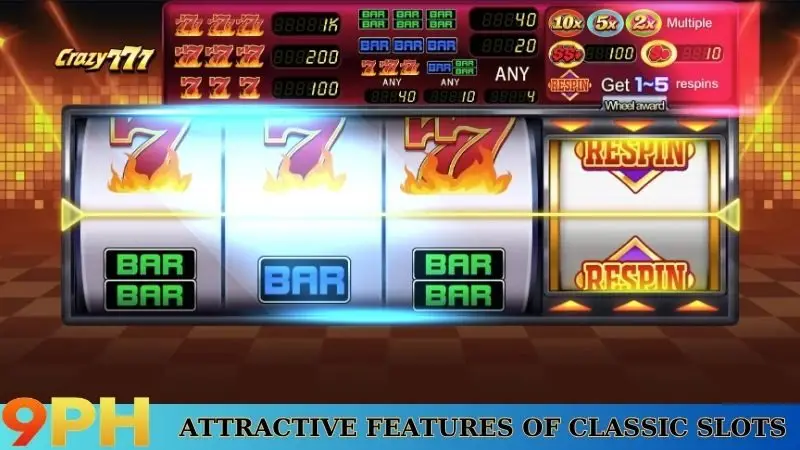 Attractive features of classic slots