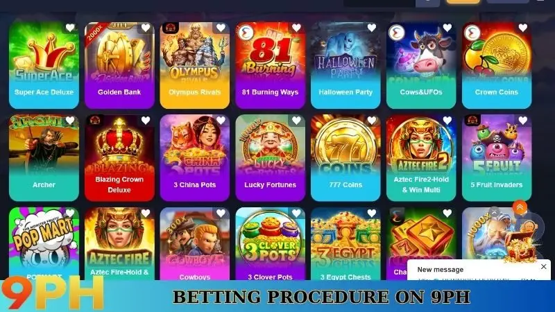 Tips for choosing a classic slot machine - Basic slot game guide 8 Betting procedure on 9PH