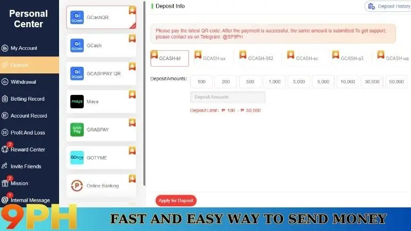 Instruct 9PH - Update useful information before starting 7 Fast and easy way to send money