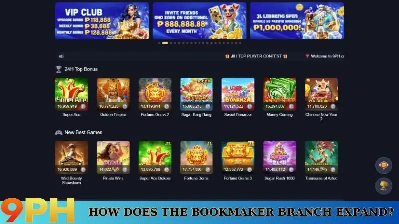9PH affiliate 2025 officially expanded - Great job opportunities 6 How does the bookmaker branch expand?
