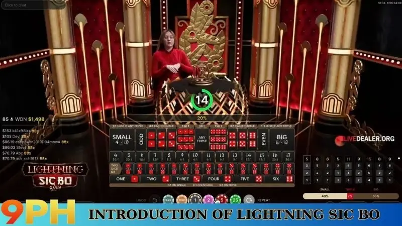 Introduction of Lightning Sic Bo