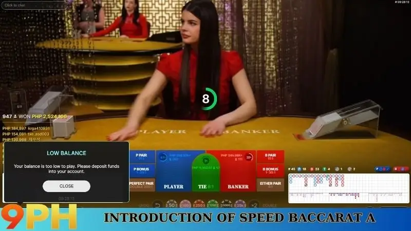 Introduction of Speed Baccarat A