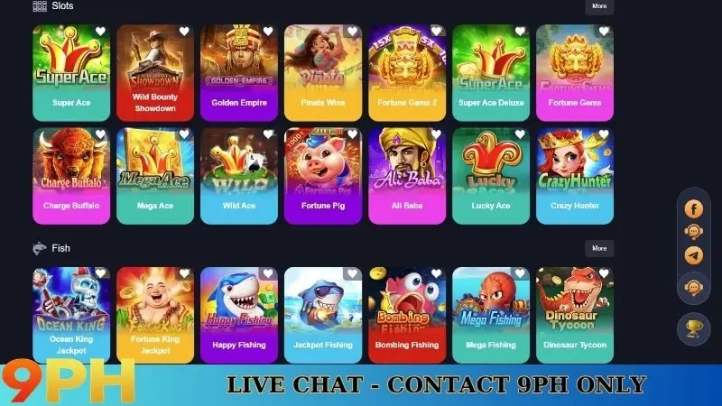 Contact 9PH for professional and dedicated service consultation 5 Live Chat - Contact 9PH only