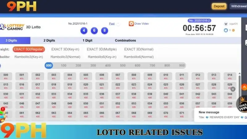 Lotto related issues