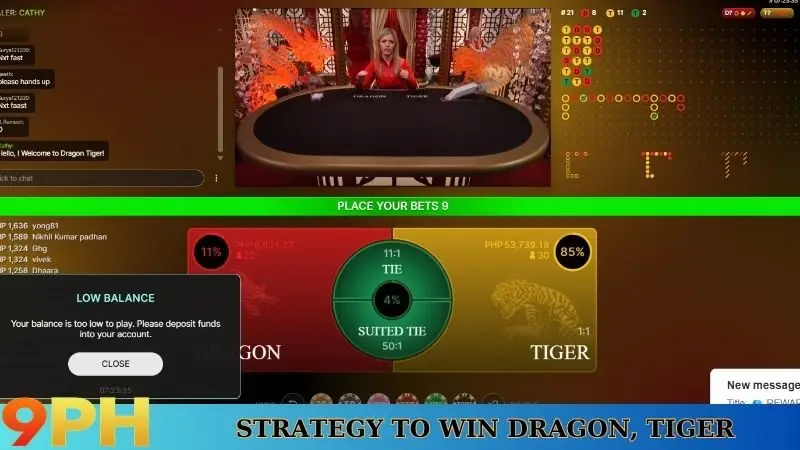 Strategy to win Dragon, Tiger
