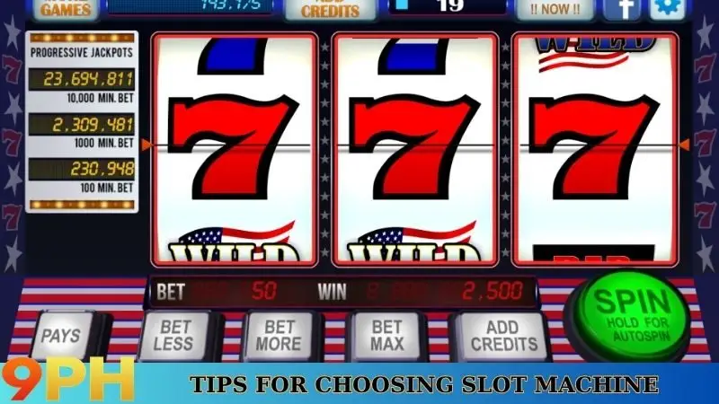 tips for choosing slot machine