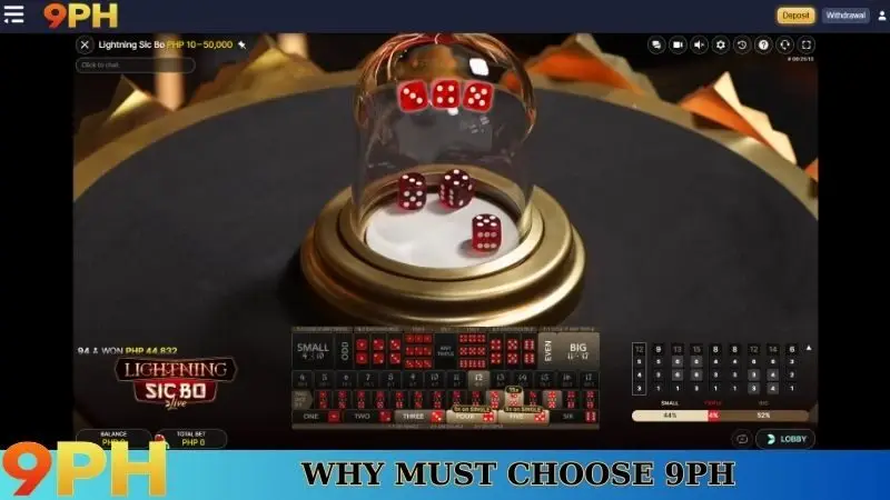 Live Casino At 9PH - A Premium Gambling Experience 5 Why must choose 9PH